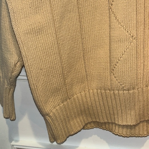 GANT Men's Size XLCable Knit Crewneck Pullover Sweater soft yellow - Picture 6 of 14